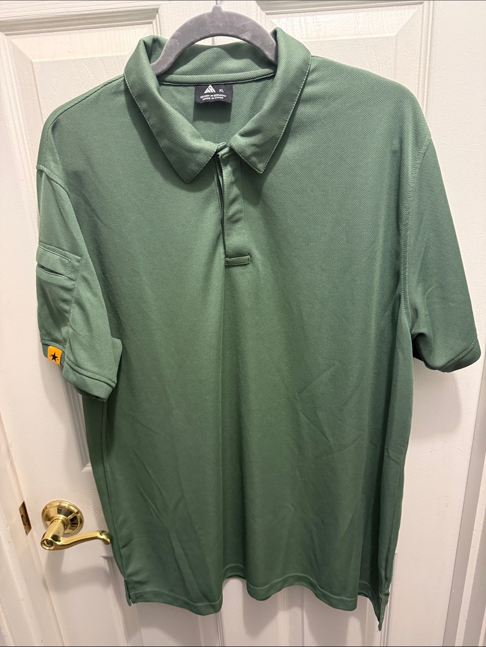 Olive Green Men’s Tactical Polo Shirt